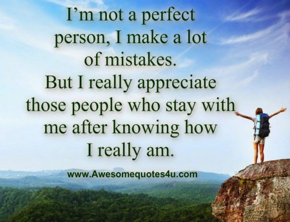 i'm not a perfect person